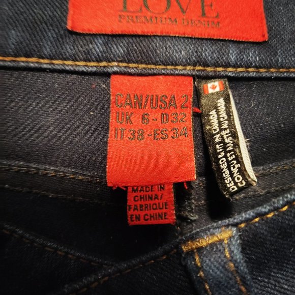 Love Premium Denim, Size 2, with some red trims, navy blue - Picture 5 of 5